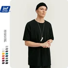 Inflation xxxl 180 г мода мужчины футболки 100% хлопок o-образным вырезом мужская обычная футболка 25 сплошные цвета с коротким рукавом футболка
