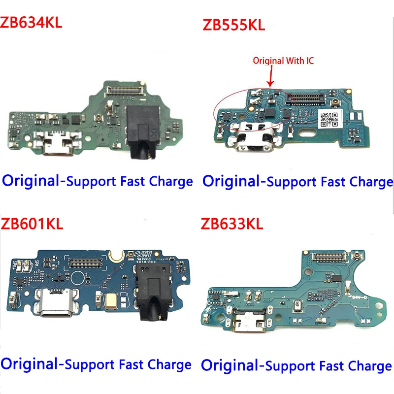 USB разъем для зарядки ASUS Zenfone Max Pro Plus M1 ZB601KL ZB555KL ZB634KL M2 ZB633KL гибкий кабель с