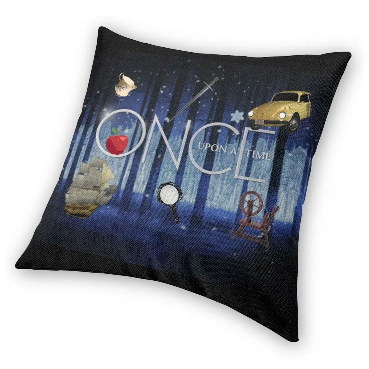 Чехол для подушки ONCE UPON A TIME декоративный чехол из полиэстера льна и бархата на
