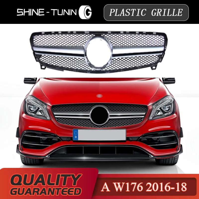 Передняя решетка для радиатора класса A W176 A45 2013-15 A180 A200 A250 GT ABS |