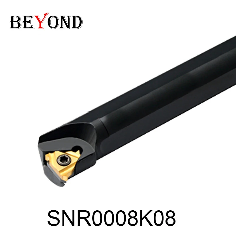 BEYOND SNR0008K08 SNR SNR0008 токарный станок с резьбой, инструменты с твердосплавными вставками, 08IR Токарные вставки, сверлильный станок с ЧПУ SNL0008K08