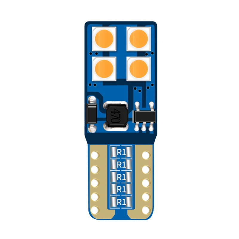 

100 шт. T10 светодиодный W5W 8 светодиодный 194 168 высокое качество 3030 SMD автомобильный поворотный боковой номерной знак светильник онарь габаритн...
