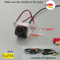 ezzha hd wireless car ccd rear camera fisheye night vision for volvo s40 s60 s80 xc90 xc60 v60 s80l s60l s40l