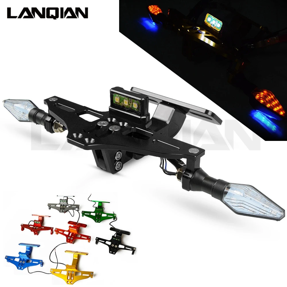 Для Suzuki Универсальный мотоцикл номерной знак рамка держатель кронштейн B KING GSX1300Bk