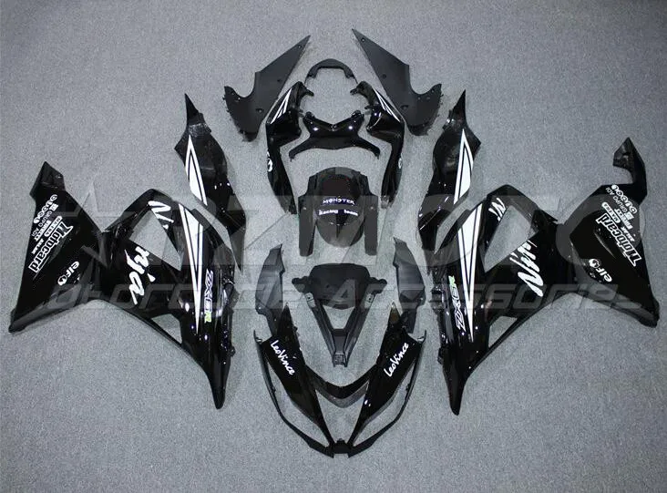 

Инъекций Новый ABS весь обтекатели комплект для kawasaki Ninja ZX-6R ZX6R 2013 2014 2015 2016 2017 2018 кузов женский костюм из двух вещей черно-белый