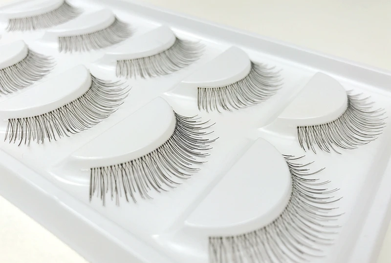 CLOTHOBEAUTY 5 пар накладных ресниц, тонкие накладные ресницы для наращивания ручной работы, натуральные мягкие невидимые ресницы, длинный толстый многоразовый макияж