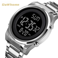 2021 digital mens watches fashion led men digital wristwatch male clock hour for mens reloj hombre electronic watch 2 time