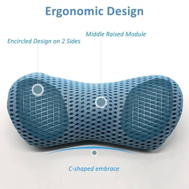4D сетчатая Подушка для спины спальная поясничная поддерживающая подушка боковых