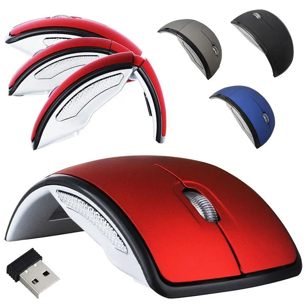 

2.4G Wireless Foldable ARC-shaped Gaming Mouse Computer Laptop Accessory Part