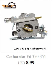 Бензопила Карбюратор Carb кусторез Карбюратор ПОДХОДИТ для KOMATSU 4500 5200 5800 45cc 52cc 58cc бензопила запчасти