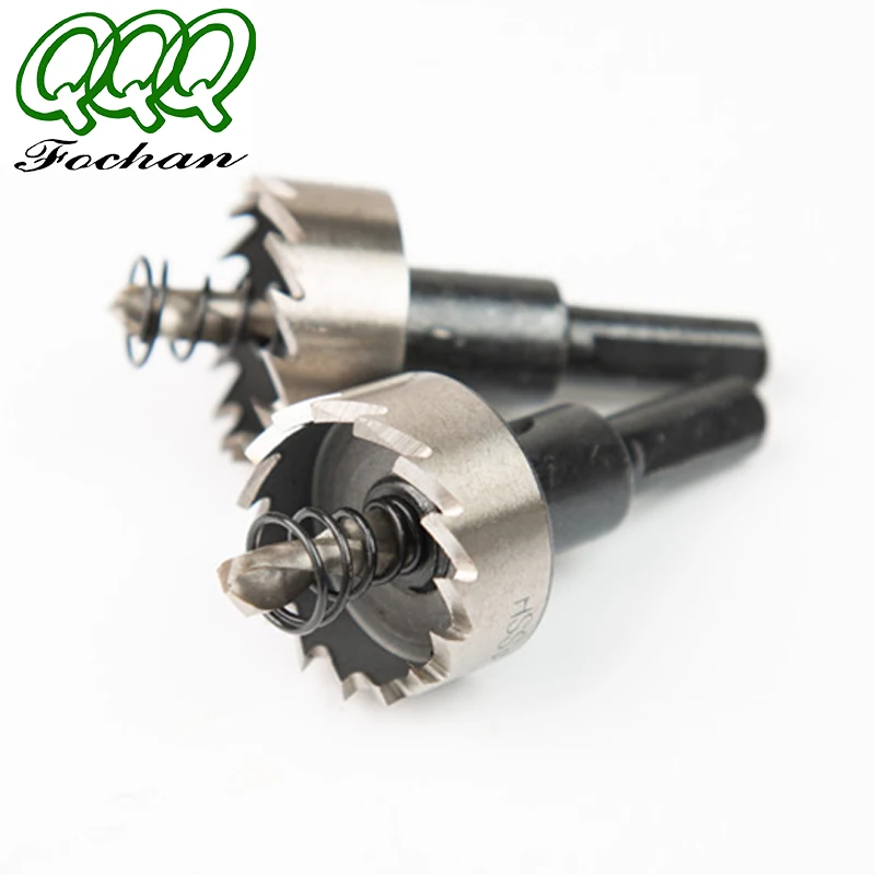 

QQQ Высококачественные сверла из быстрорежущей стали 15-40 мм, набор сверл для отверстий из нержавеющей стали, металлического сплава, сверла