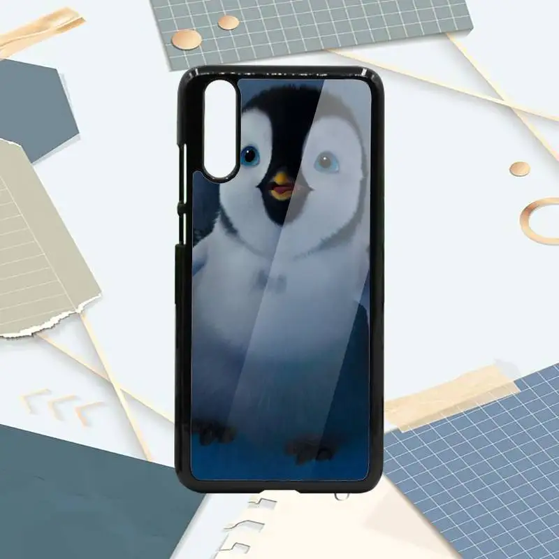 

Penguin happy feet anime Phone Case PC For Samsung galaxy S note 8 9 20 10 e lite2019 plus pro ultra