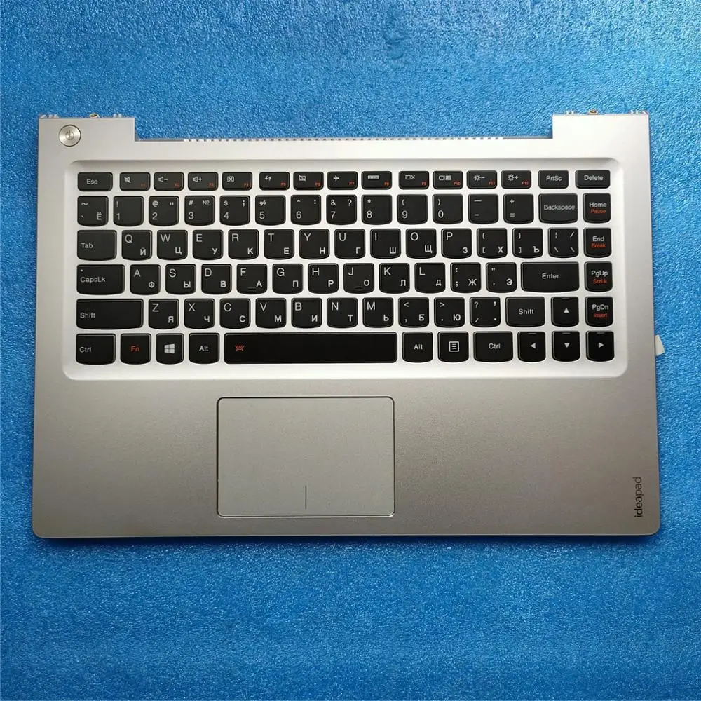 Новая русская клавиатура для ноутбука Lenovo U330p U330 U330T с серебристым корпусом