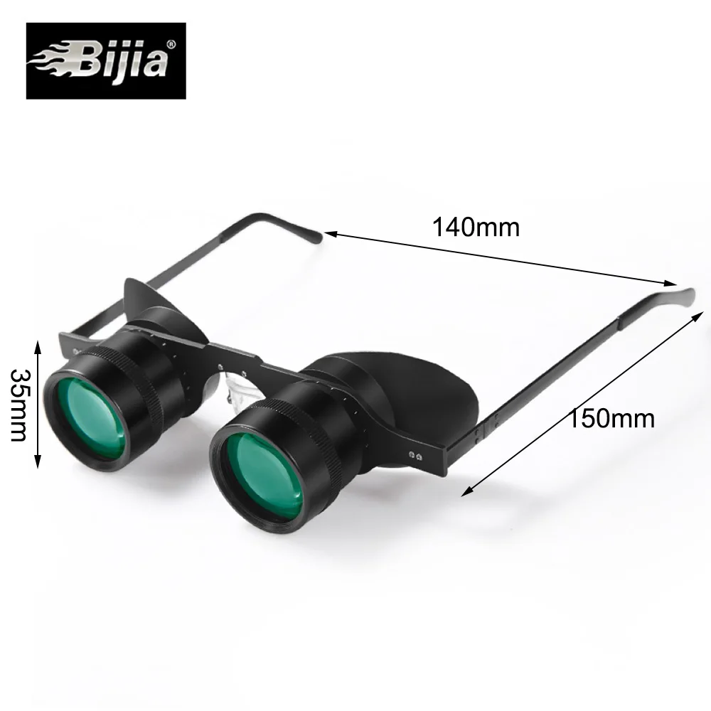 

BIJIA 10x34 Glasses Binoculars Waterproof HD Night Vision Binocular Portable Fishing Telescope for Outdoor Hunting