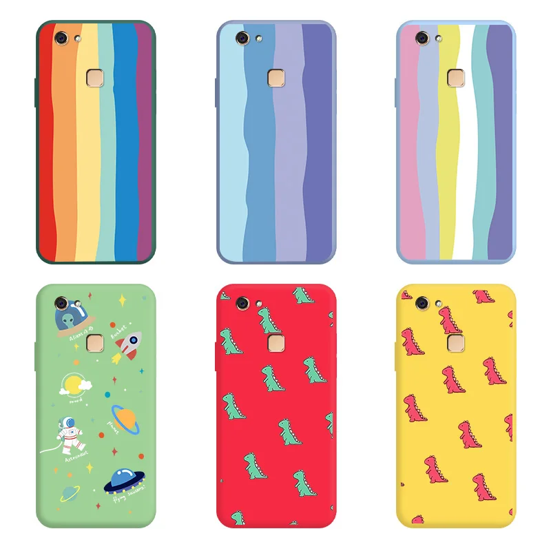 

Luxury Original Fashion Silicone Soft TPU Shell For VIVO Y75 Case Personality Tide Shell For Vivo Y75 Case Matte Colorful Shell