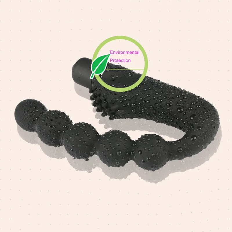 Вибратор-пробка для анального секса секс-игрушки анальные пробки бусы