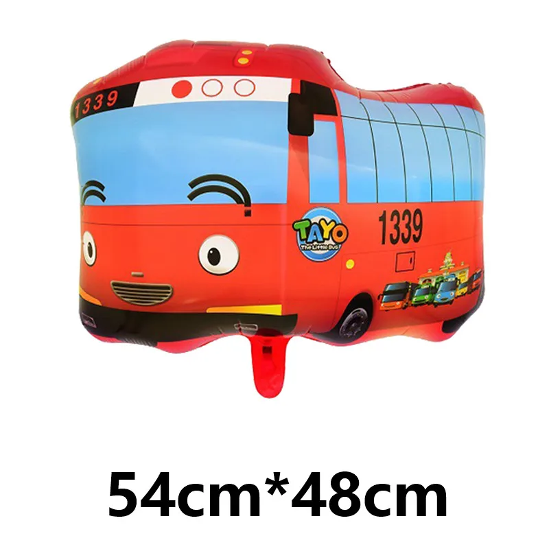 Воздушные шары Tayo из фольги в виде автобуса 1 комплект |