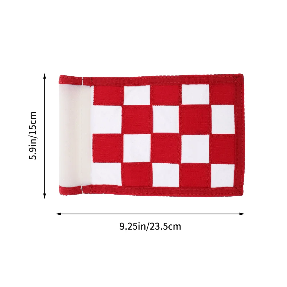 

Checkered Training Flag Tube Inserted Flag Portable Target Flag