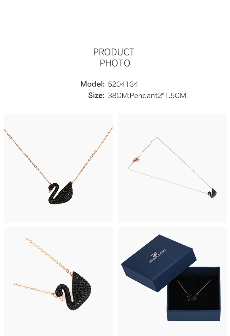 Swarovski знаковые с покрытием кулон в виде лебедя 5204134/5204133/5279421/5272364/5347329/5194826/5215038