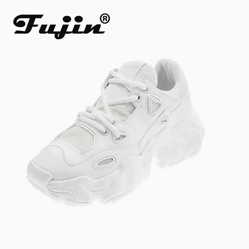 Женские повседневные кроссовки FUJIN теплые зимние на шнуровке Прямая