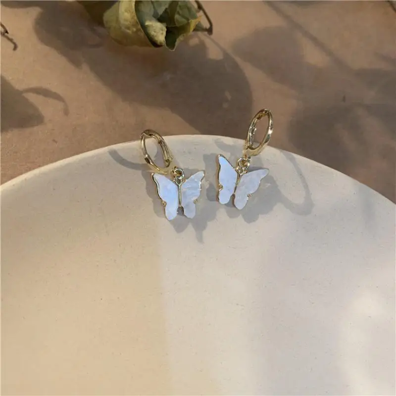 

Butterfly Earrings Korean Temperament Niche Design Female High-End Sense of Exquisite Versatile Simple Earrings Earrings