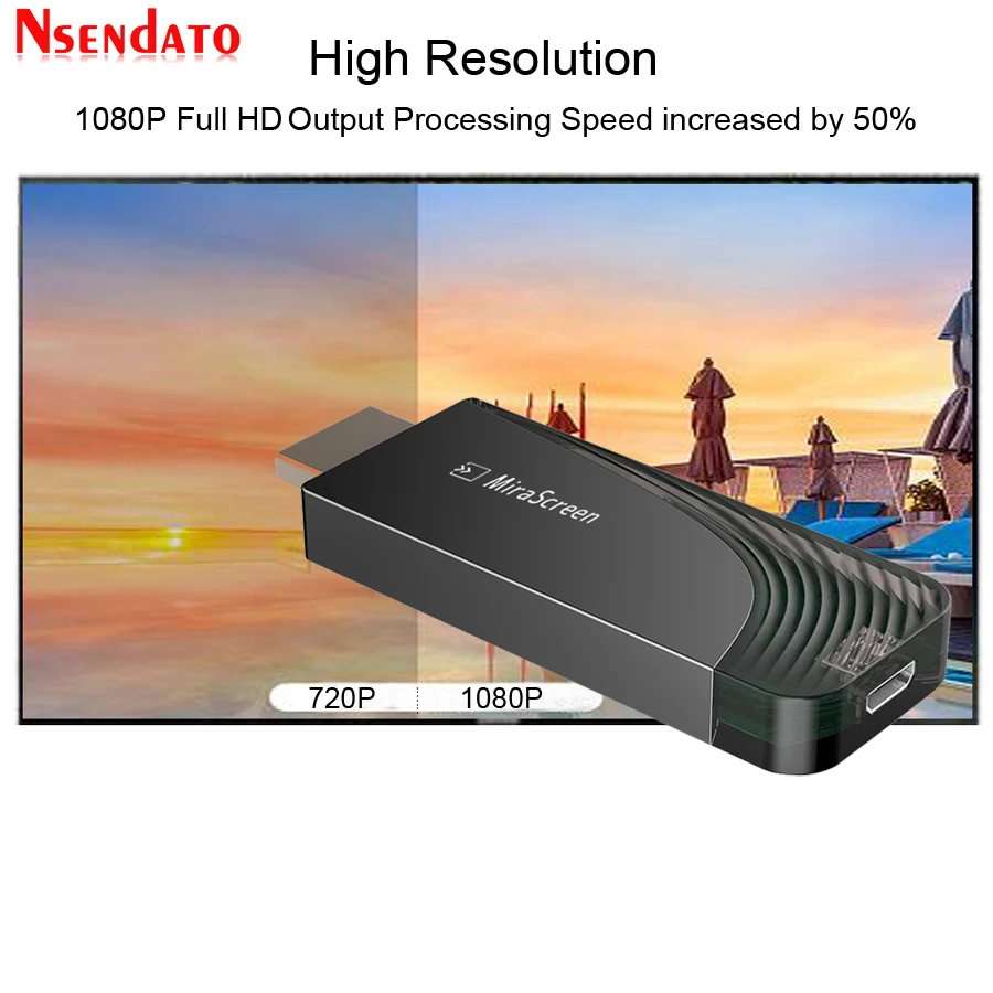 Двухдиапазонный 5G/2 4G 1080P Беспроводной Miracast для DLNA обмена потоковыми