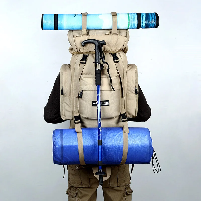 Beste Hulk Outdoor 85L Rugzak Reizen Multifunctionele Klimmen Rugzakken Wandelen Grote Capaciteit Rugzakken Camping Waterdichte Sport Zakken
