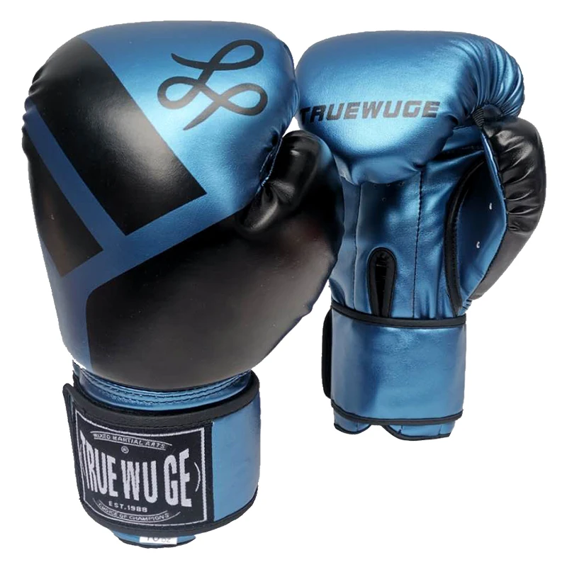 

Men Boxing Gloves Leather Everlast Blue Small Fight Martial Arts Boxing Gloves Wraps Luva De Goleiro Boxeo Accesorios YD50ST