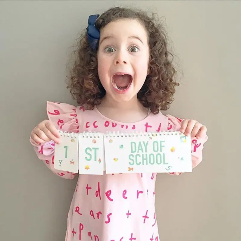 Детские ежемесячные фотографии новорожденных веселые перекидные книжки для