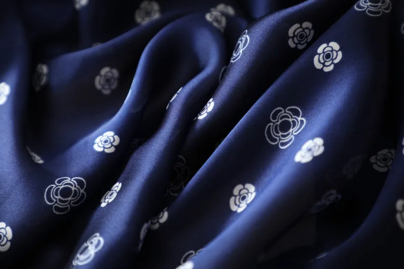 

Silk Women's Classic Small Camellia Scarf New Silk Satin Sunscreen Shawl Travel Photo Beach Scarf