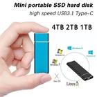 Портативный Накопитель SSD на 4 ТБ, 500 Гб, USB 3,1