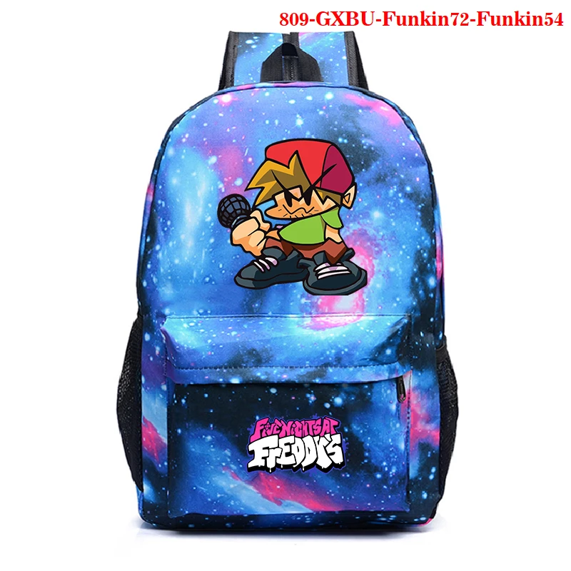 

2021 Fashion Friday Night Funkin Backpack Anime Backpack School Bag Teenager Girls Cartoon Bookbag Women Rucksack Travel Bagpack