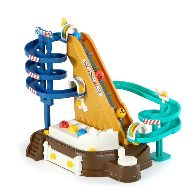 

DIY Funny Roller Coaster Amusement Park Screw Assemble Toys Puzzle Model Toy Gift Baby Educational Toys