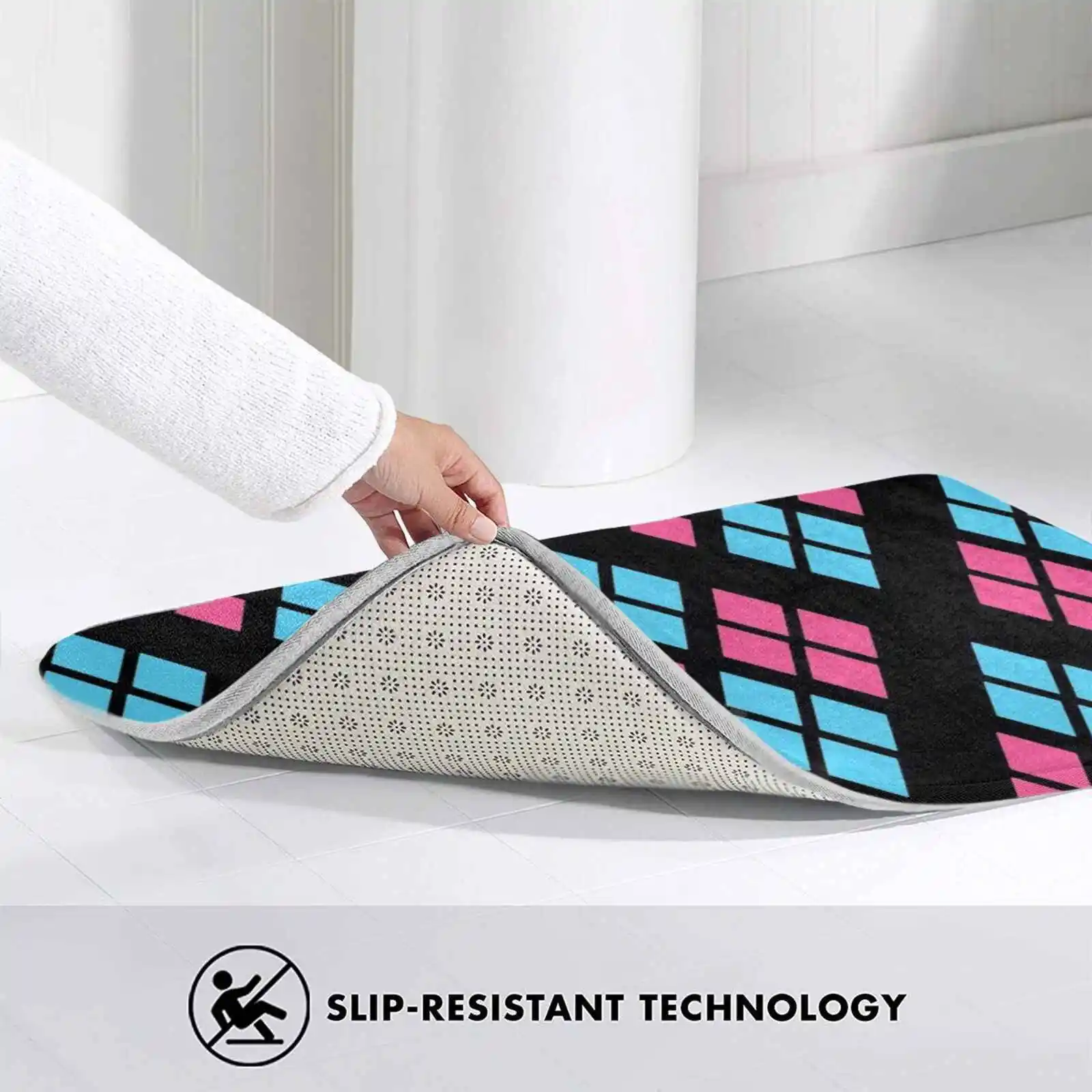 Черные стразы мягкие интересные товары для комнаты ковер Квинн Стразы синий