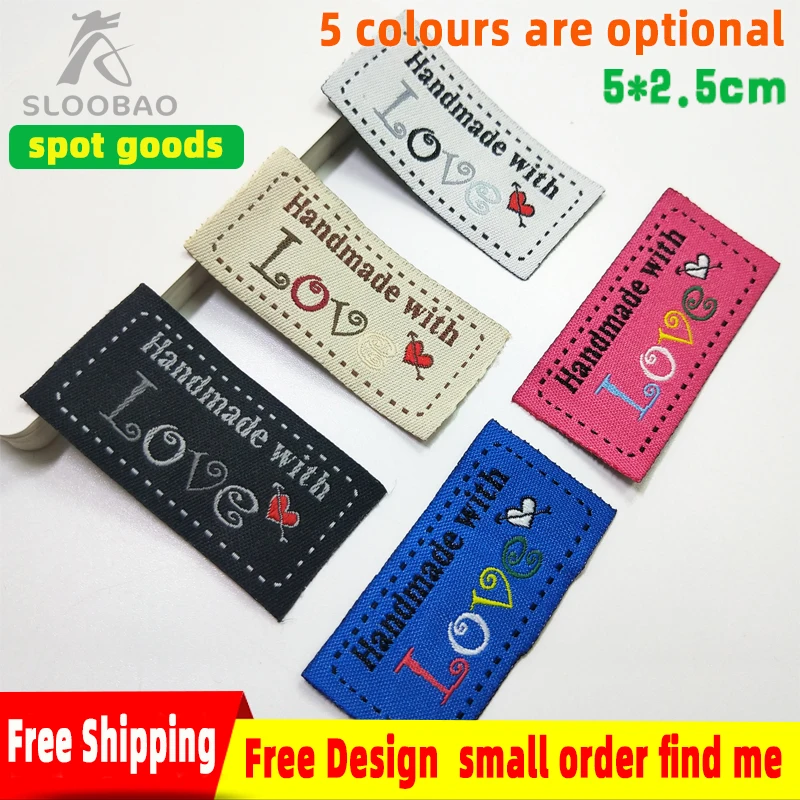 Mix Белый медведь кукла тканые печатные этикетки для одежды этикетка ярлыки