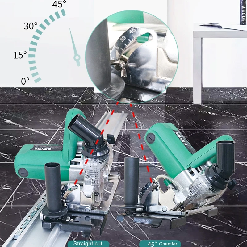 

Large slate board cutting machine 45 degree chamfering device small household desktop electric ceramic tile stone track cutting