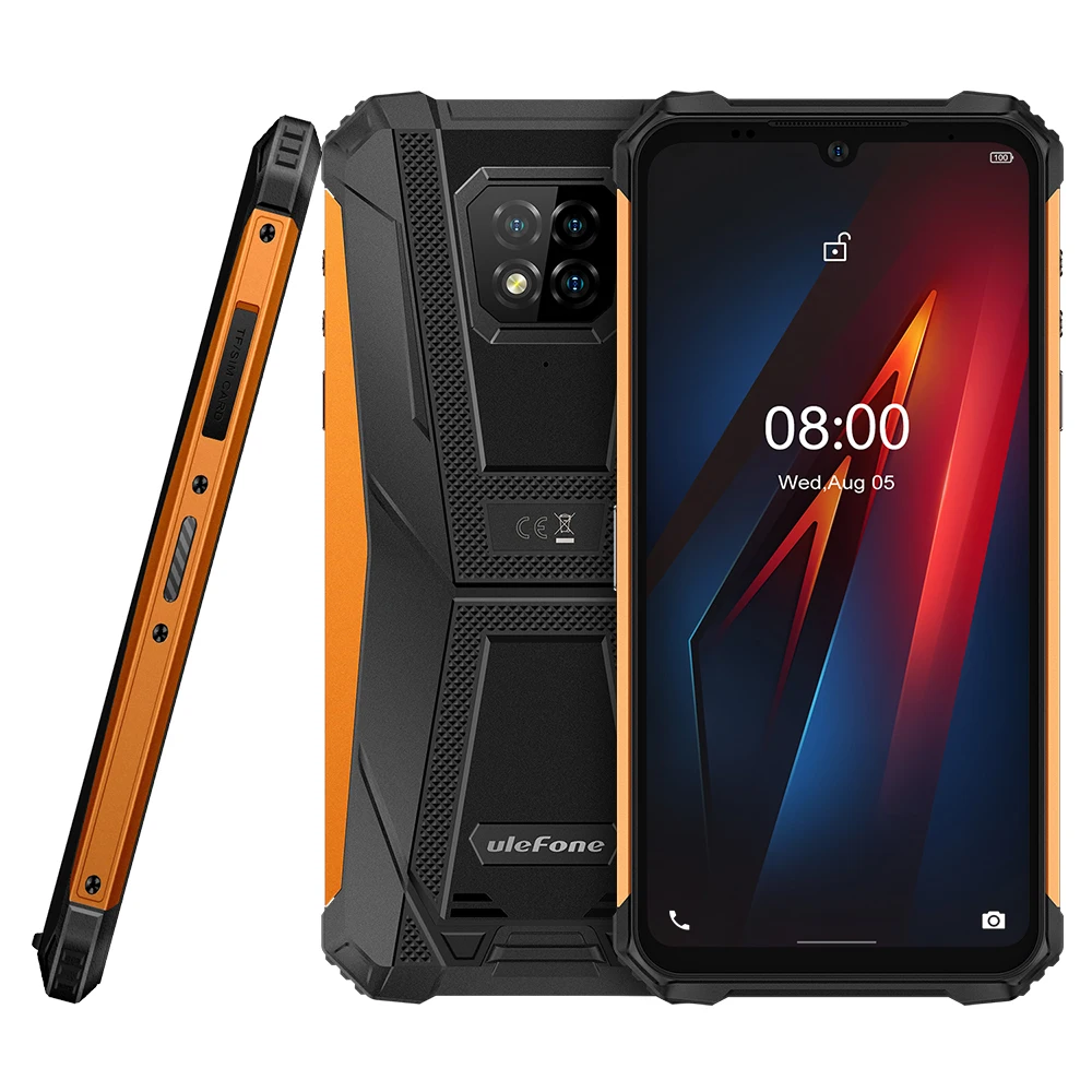 Ulefone Armor 8 Smartphone 5G Wifi Adroid 10 Rugged Mobile Phone Octa-core 6.1 inches Waterproof Helio P60 4GB 64GB CellPhone