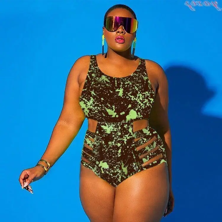 

2020 High Cut Solid High Waist Bikini Plus Size 5XL Women's Swimsuit Push Up Two Piece Swimwear Women Bathing Suit Bikinis