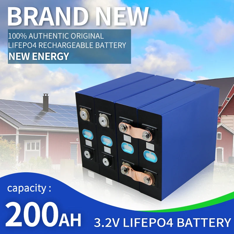 4-48 шт. литий-железо-фосфатные аккумуляторные батареи 200 ач 12 В 24 48 | Электроника