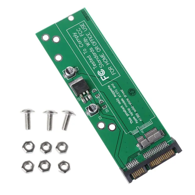 Для MacBook Air 2010-2011 A1370 A1369 SSD жесткий диск для SATA конвертер карты платы |