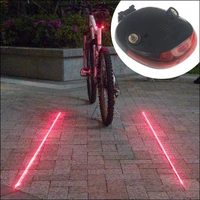 5 led cycling bicycle bike flash taillight rear tail lamp road bike outdoor safety warning lamp