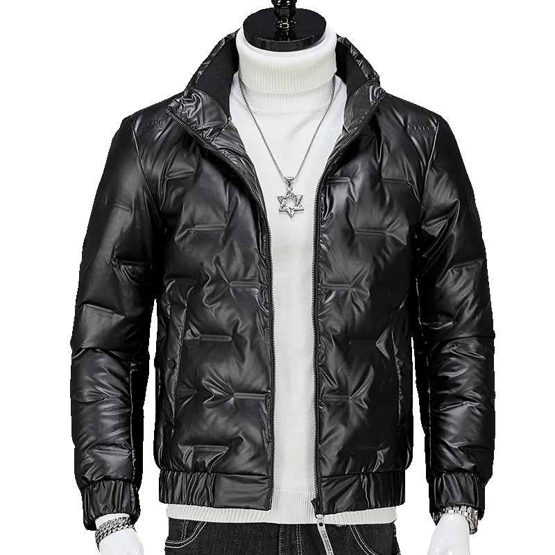 

Winter Jacket Nen Plus Size 4xl Stand-Up Collar Thicken White Down Coat Male Doudoune Homme 2020New Coat