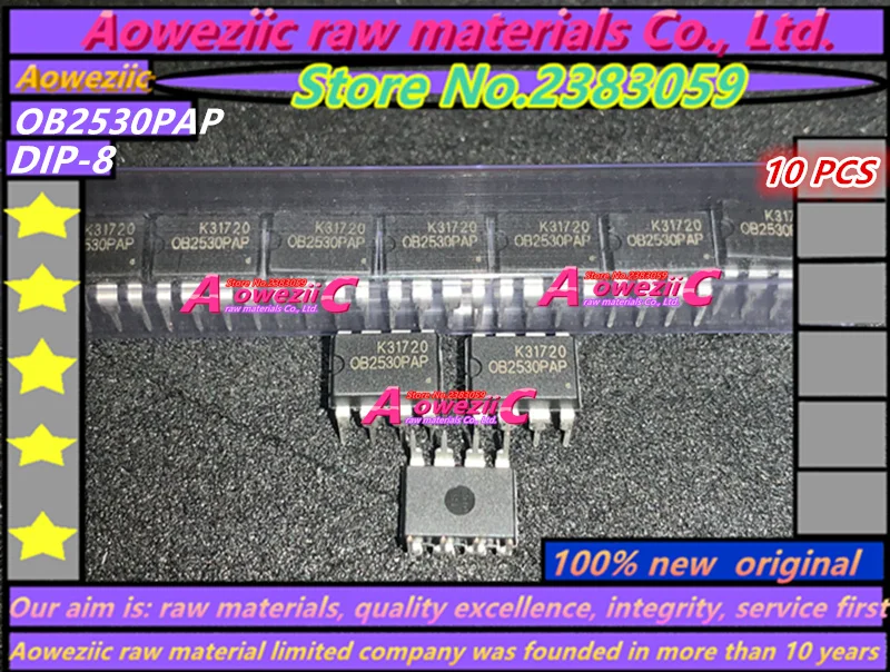Aoweziic 100% Новый оригинальный OB2212AP OB2216AP OB2263AP OB2269AP OB2354AP OB2358AP OB2530PAP DIP 8 ЖК дисплей
