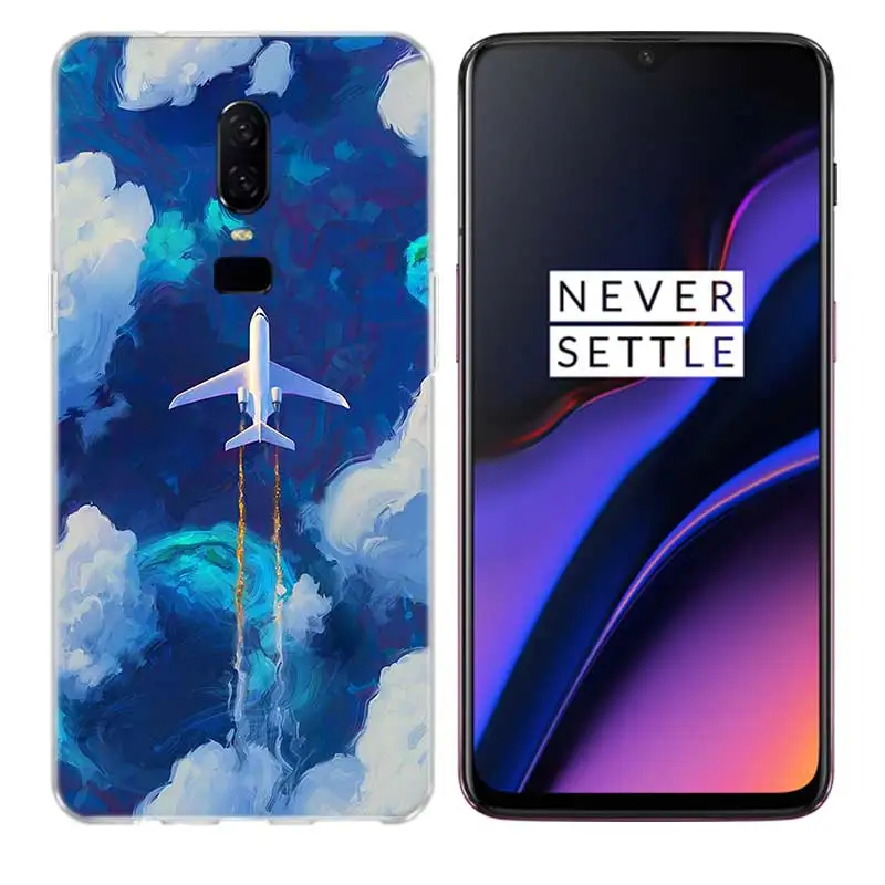 Роскошный мягкий силиконовый чехол для OnePlus One Plus 7 Pro 5 5T 6T 6 Fundas с принтом Coque |
