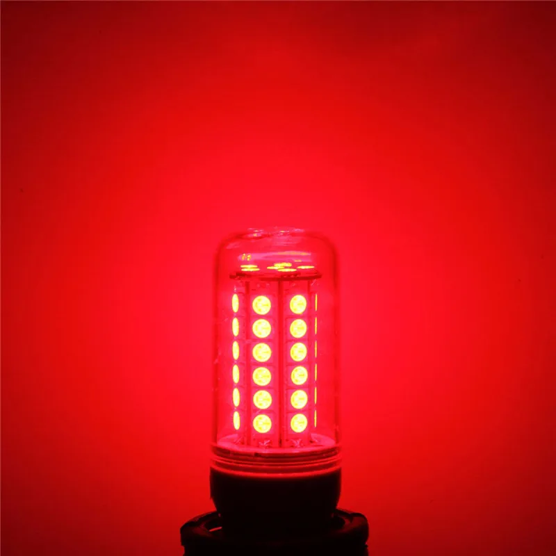 Красный 48 Светодиодный s 5050SMD светодиодный светильник лампы E27 E14 G9 B22 AC110 3,5 W энергоэкономичная лампа колба Декор Светильник ing 300 люмен красного, зеленого и синего цвета - Испускаемый цвет: Красный