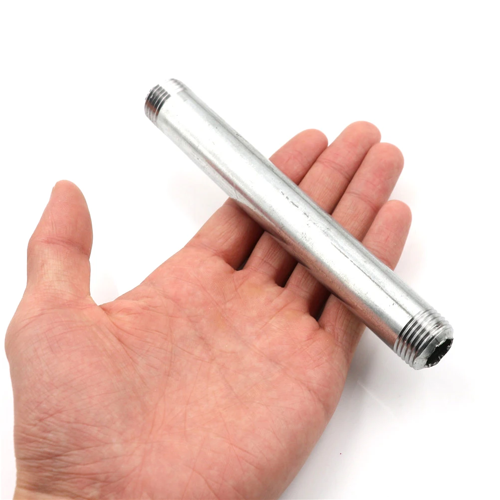 

High Quality 1/2" DN15 Stainless Steel SS304 Male to Male Threaded Pipe Fittings Length 150mm