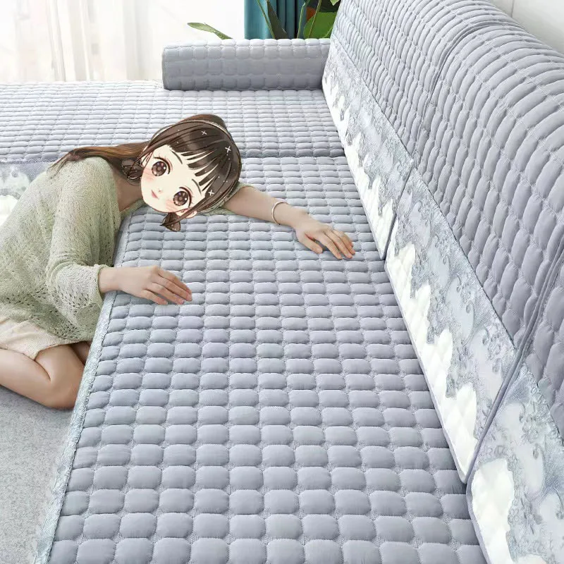 Набор чехлов для дивана в гостиную благородное Хлопковое одеяло модное мягкое и