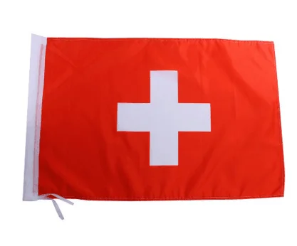 Бесплатная доставка Швейцарские национальные флаги Швейцария полиэстер висячий