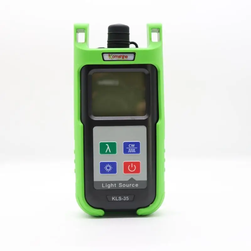 

Free shipping KomShine Optic fiber Light Source KLS-35 FTTH fiber cable tester and Singlemode Fiber Optical Light Source KLS-35