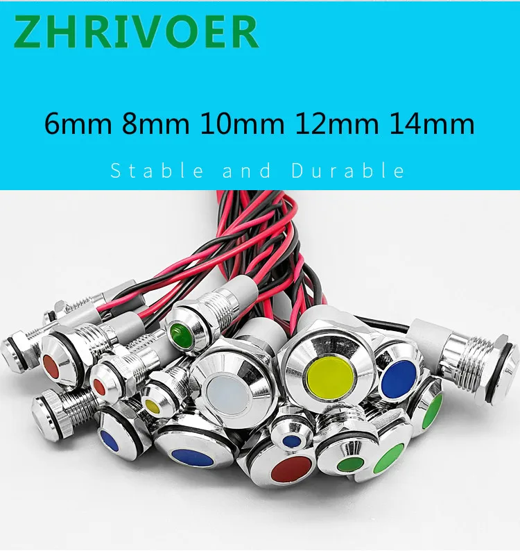 

Водонепроницаемый металлический светодиодный индикатор ZHRIVOER